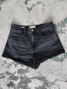 Universal Thread High-Waist 90s Cutoff Grey Denim Shorts 2R